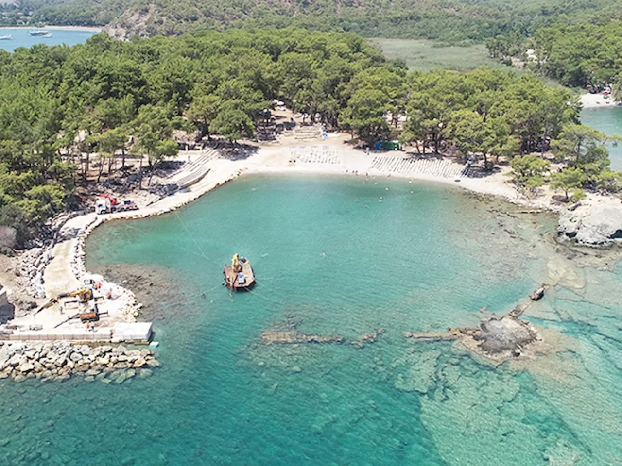 Bakan Ersoy, Phaselis Antik Kenti için ziyaretçi yönetim planı hazırlanıyor.