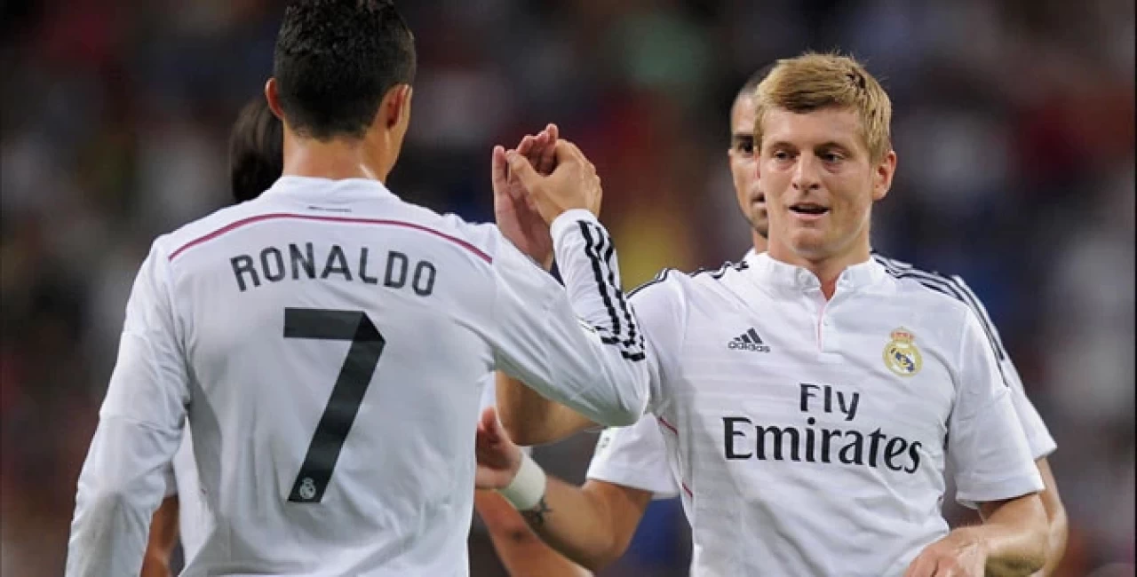 Toni Kroos'tan esprili Cristiano Ronaldo paylaşımı