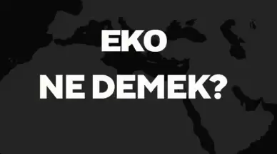 Eko Ne Demek? Fransızca "Eko" Kelimesi ve Yankı Anlamı Üzerine Örneklerle Açıklama