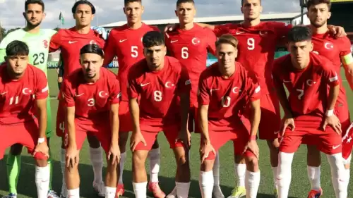Türkiye U19 Milli Takımı, Avrupa Şampiyonası'na mağlubiyetle başladı.