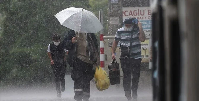 Meteoroloji'den bazı illere gök gürültülü sağanak uyarısı