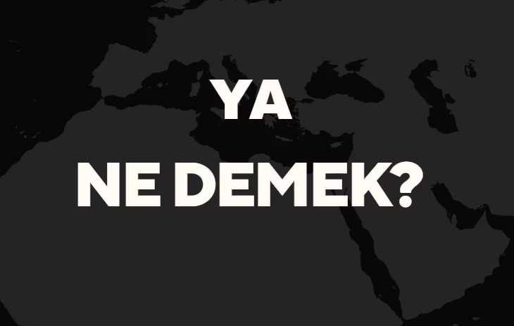 "Ya" Kelimesi: TDK Anlamı ve Örneklerle Kullanımı